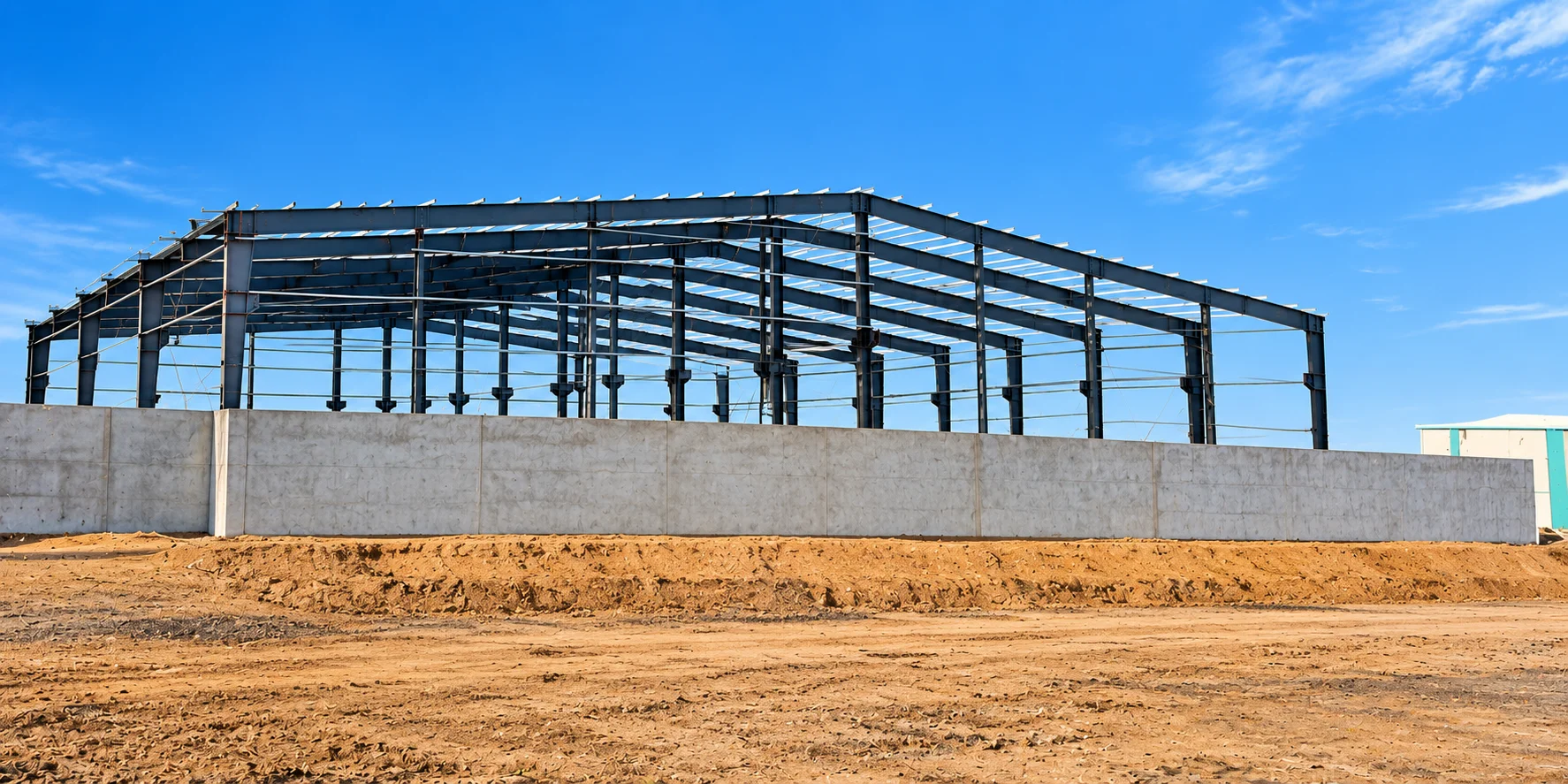 Industrial Manufacturing Shed Grid