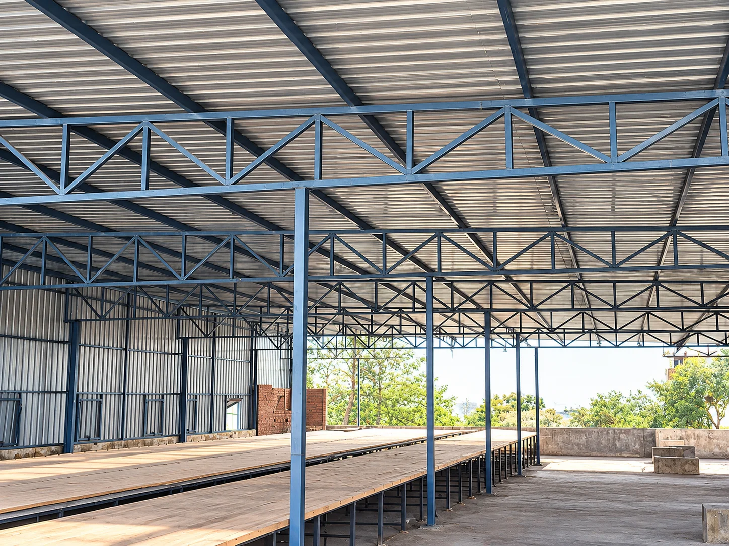 Distribution Godown Steel Skeleton