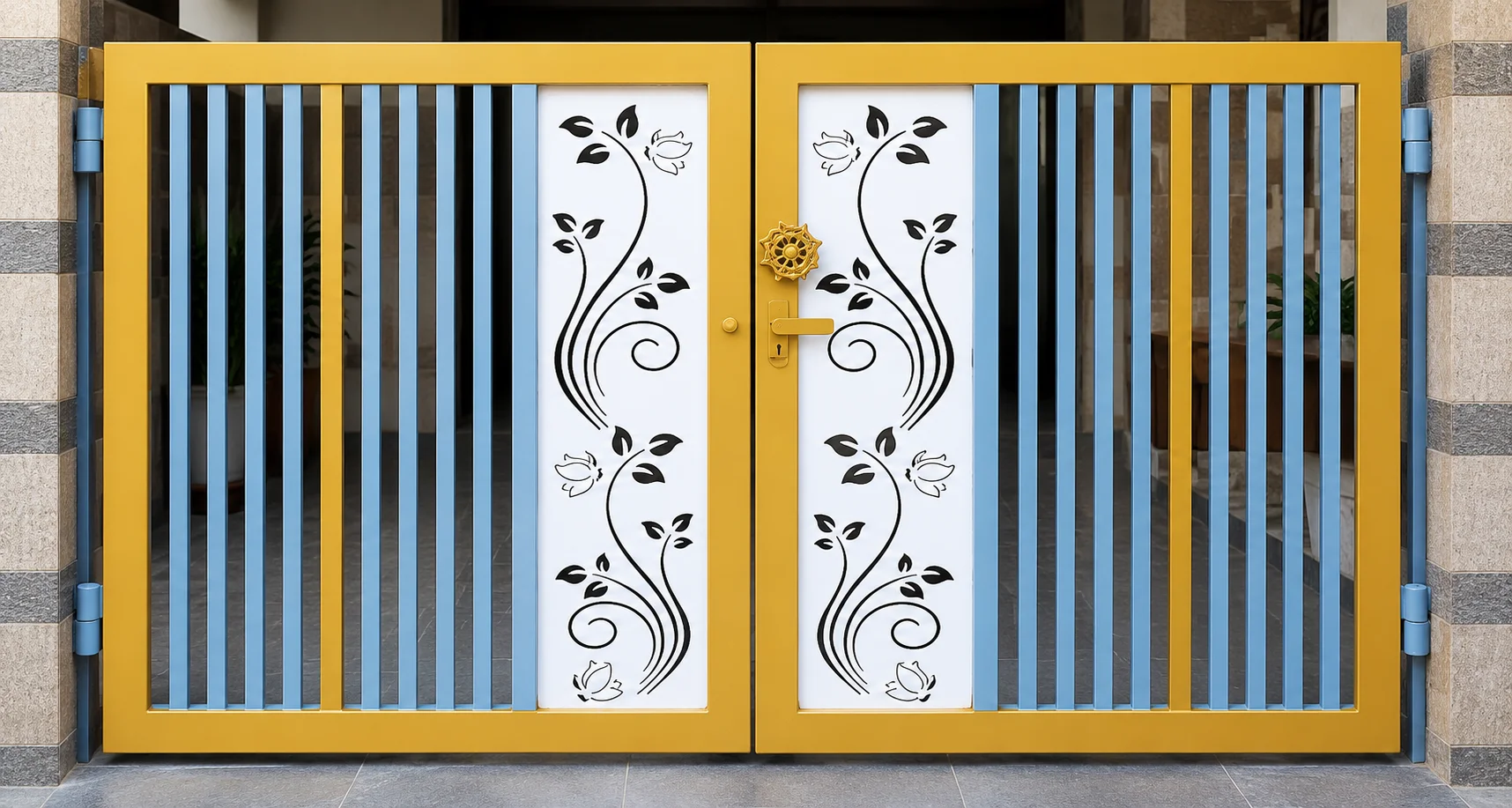 Modern MS Entrance Security Gate