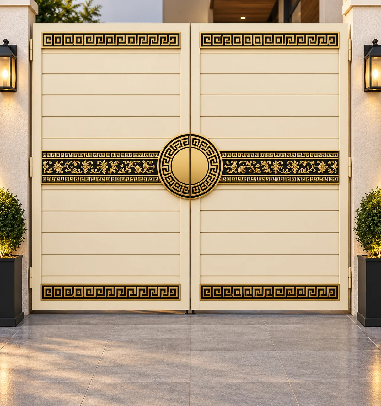 Ornamental Entrance Swing Gate